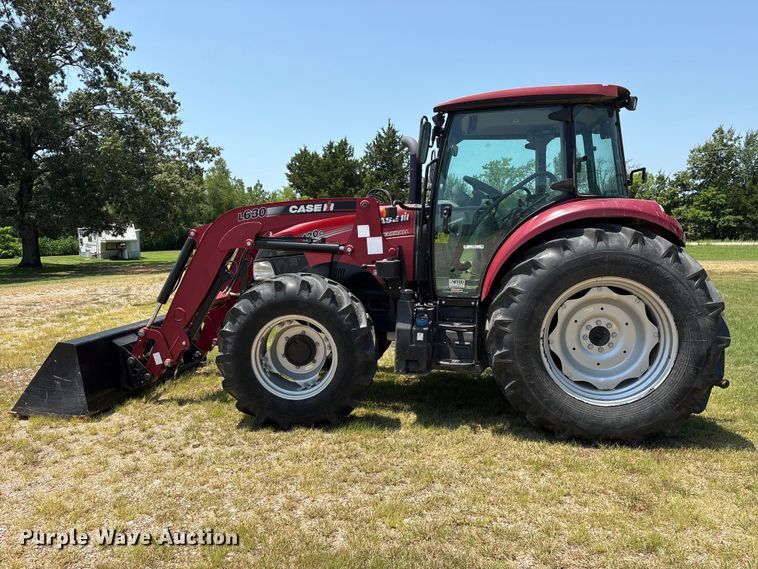 image for item ET0101 2019 Case IH Farmall 120C MFWD tractor
