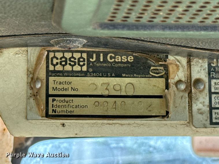 image for item ET6437 1979 Case 2390 tractor