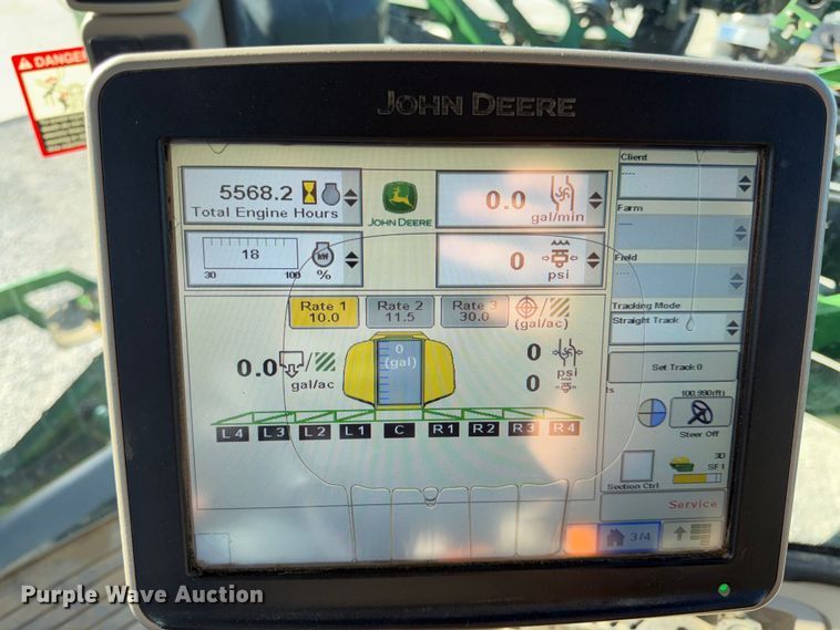 image for item EX2017 2014 John Deere R4038 sprayer