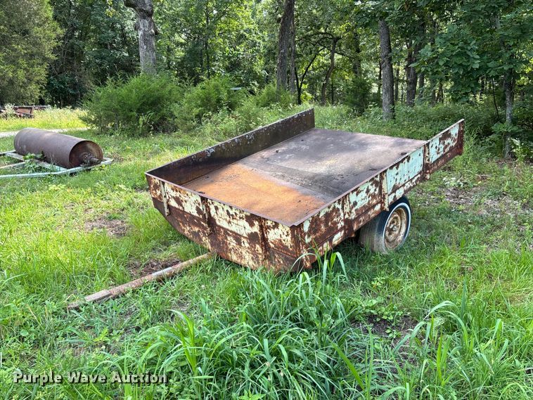 Shop built utility trailer
