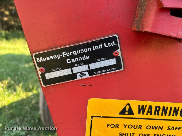 image for item FC1880 Massey Ferguson 9022 rigid head