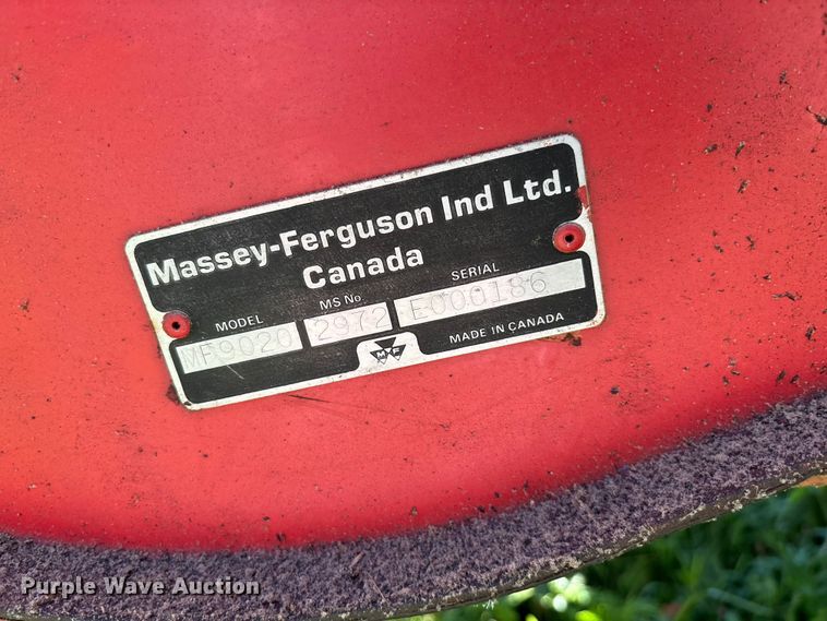 image for item FC1882 Massey Ferguson 9020 rigid head