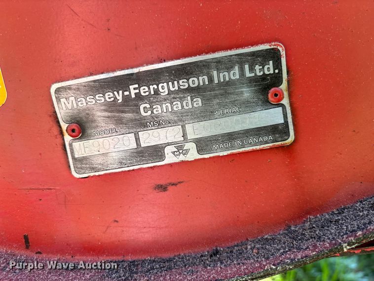image for item FC1883 Massey Ferguson 9020 rigid head