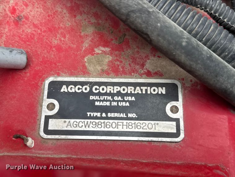 image for item NA9457 AGCO Challenger 9800 no-till planter