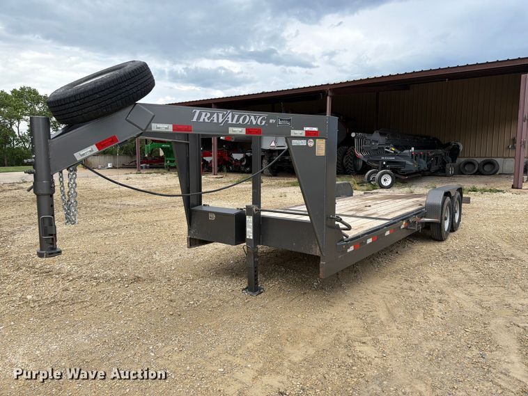 image for item NA9461 2021 TravAlong tilt deck equipment trailer