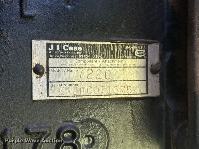 image for item NJ9232 Case IH 7220 MFWD tractor