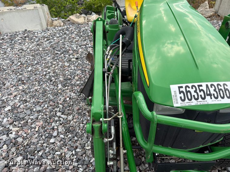 image for item YA3913 2014 John Deere 1023E MFWD tractor