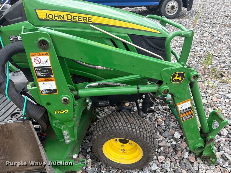 image for item YA3913 2014 John Deere 1023E MFWD tractor