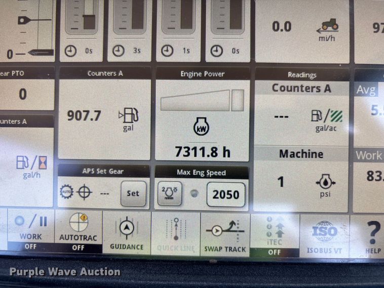 image for item YA3933 2019 John Deere 8270R MFWD tractor