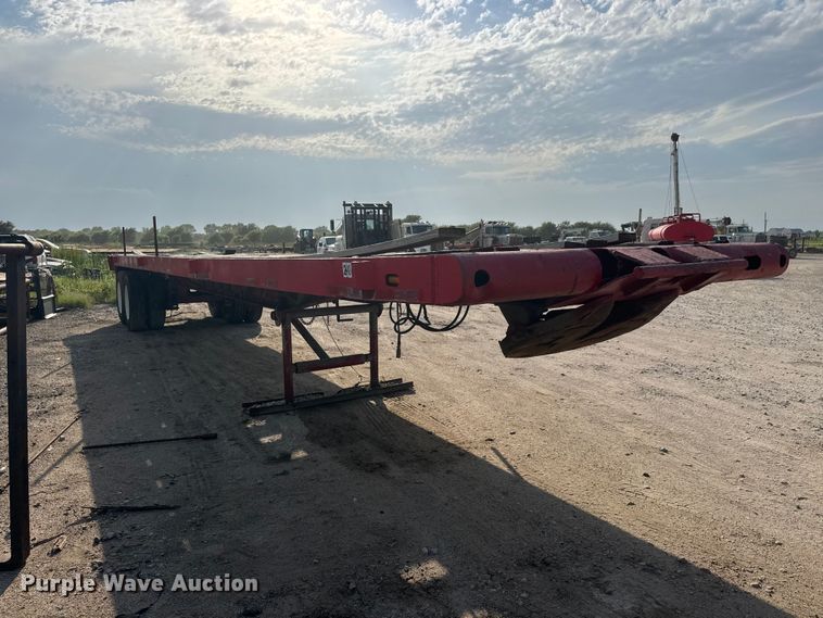 image for item DW6773 1980 Hobbs FB-EB-4 oilfield trailer