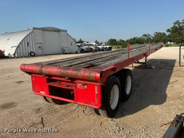 image for item DW6773 1980 Hobbs FB-EB-4 oilfield trailer