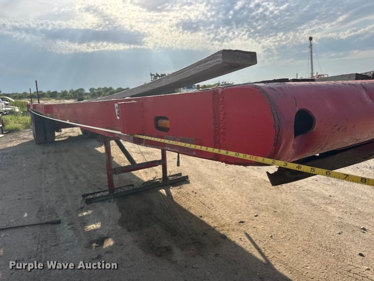 image for item DW6773 1980 Hobbs FB-EB-4 oilfield trailer