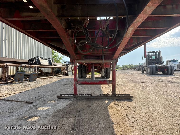 image for item DW6773 1980 Hobbs FB-EB-4 oilfield trailer