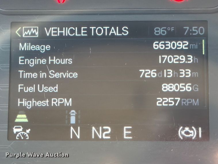image for item ED5319 2019 Volvo VNR semi truck