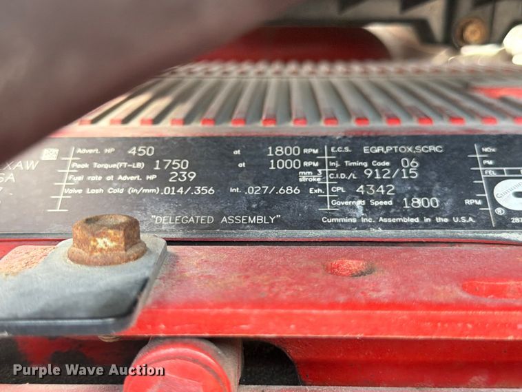 image for item ED5366 2018 International LT625 semi truck