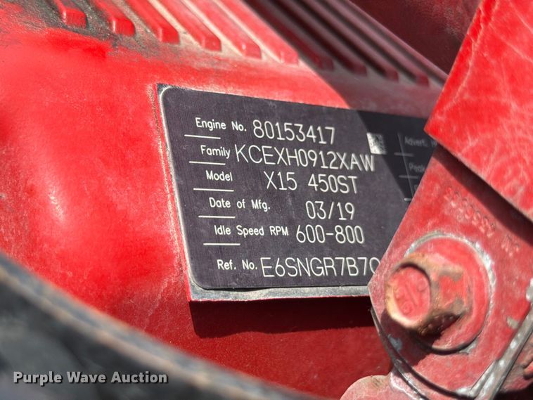image for item ED5369 2020 Peterbilt 579 semi truck