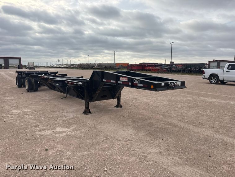 image for item EF6324 2019 Gallegos frac sand chassis trailer