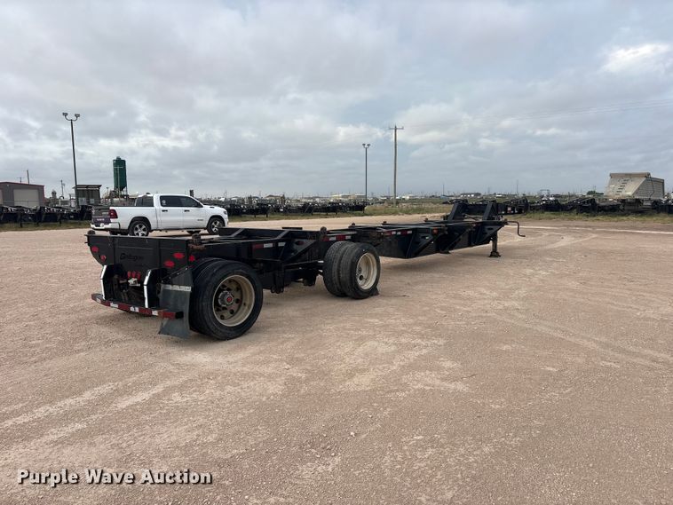 image for item EF6324 2019 Gallegos frac sand chassis trailer