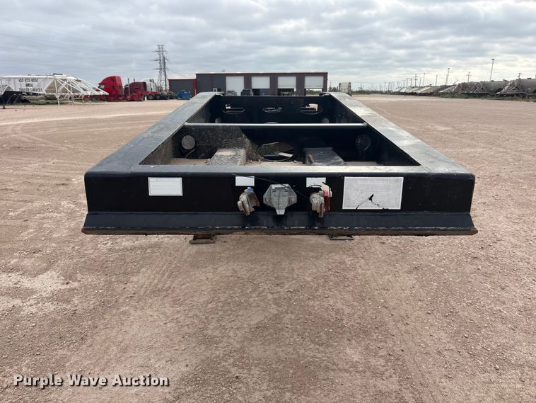image for item EF6324 2019 Gallegos frac sand chassis trailer