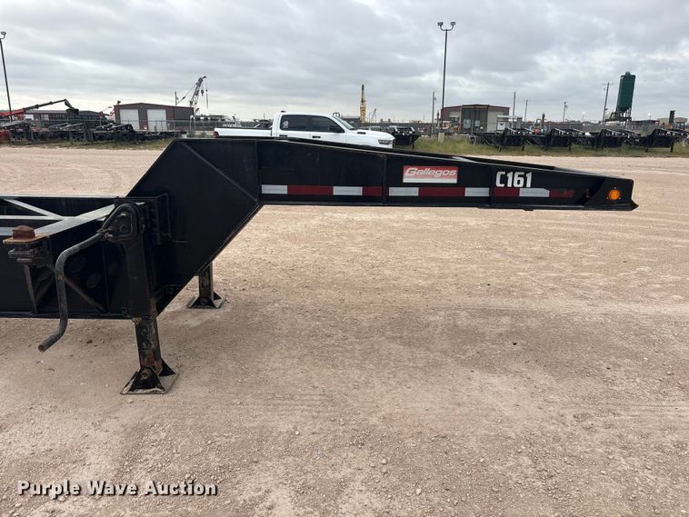 image for item EF6324 2019 Gallegos frac sand chassis trailer