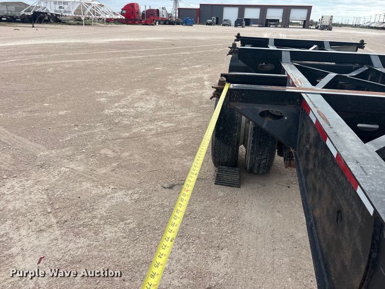 image for item EF6324 2019 Gallegos frac sand chassis trailer