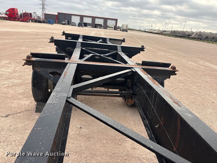 image for item EF6324 2019 Gallegos frac sand chassis trailer