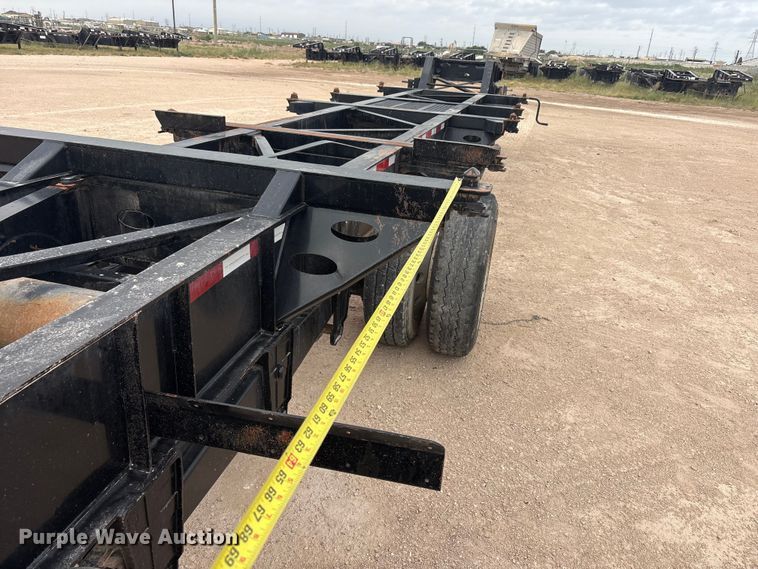 image for item EF6324 2019 Gallegos frac sand chassis trailer