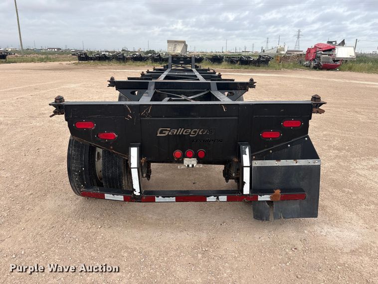 image for item EF6324 2019 Gallegos frac sand chassis trailer