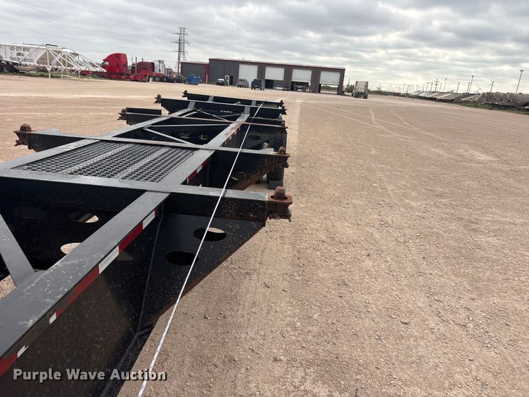 image for item EF6324 2019 Gallegos frac sand chassis trailer