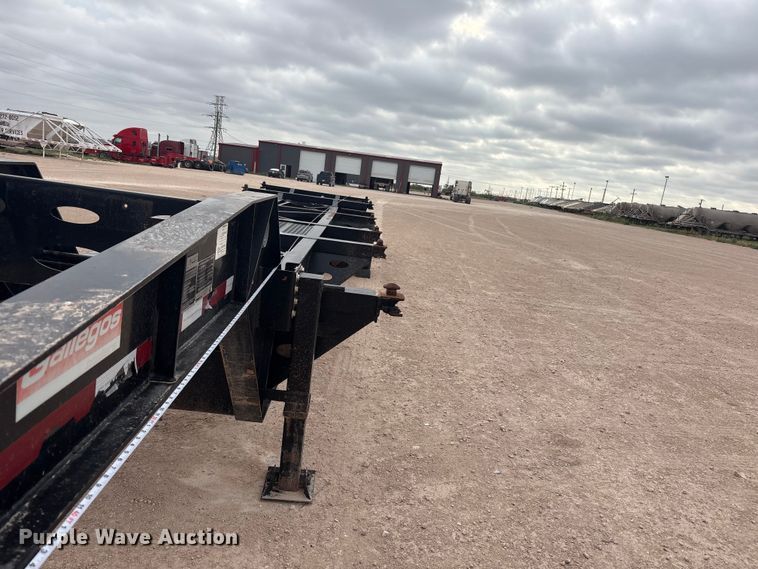 image for item EF6324 2019 Gallegos frac sand chassis trailer