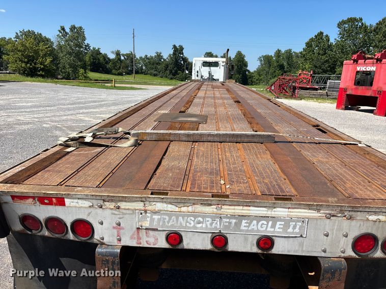 image for item ER3117 2005 Transcraft Eagle flatbed trailer
