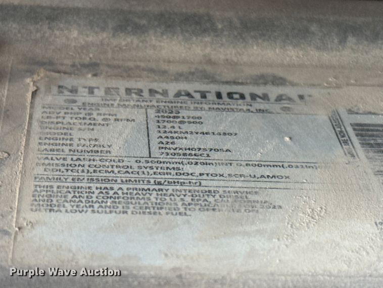 image for item ET6428 2024 International LT625 semi truck