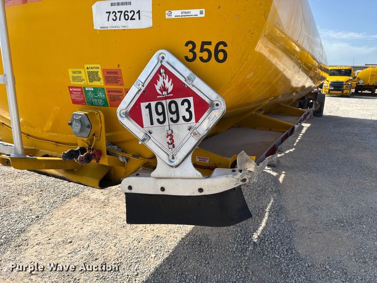 image for item ET6431 2008 Beall BAST-97-3-DC tank trailer