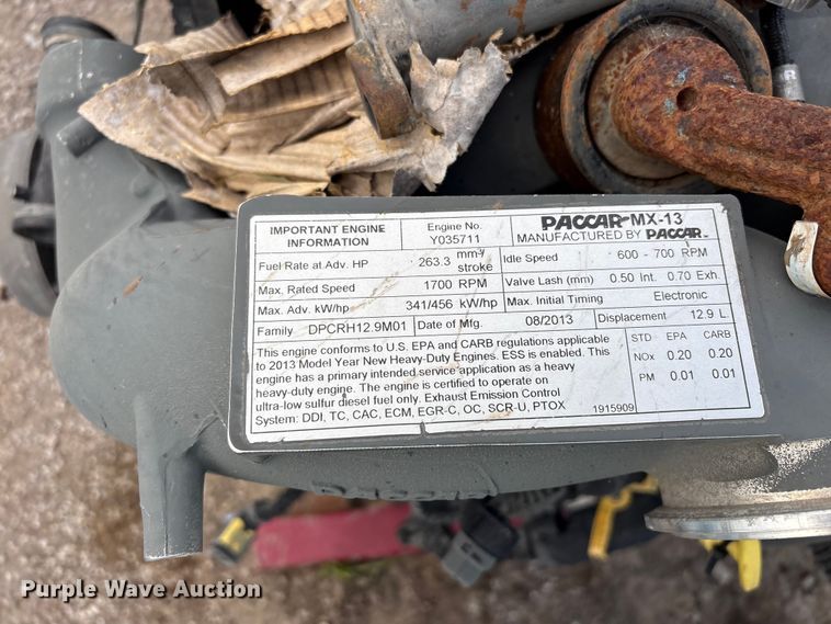 image for item EW0005 (2) Paccar diesel engines