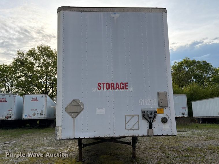 image for item EW2051 2004 Utility Trailer Manufacturer dry van trailer