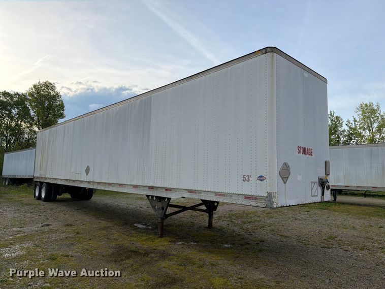 image for item EW2051 2004 Utility Trailer Manufacturer dry van trailer