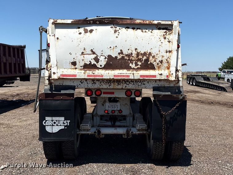 image for item FC2499 2008 Clements Starlite end dump trailer