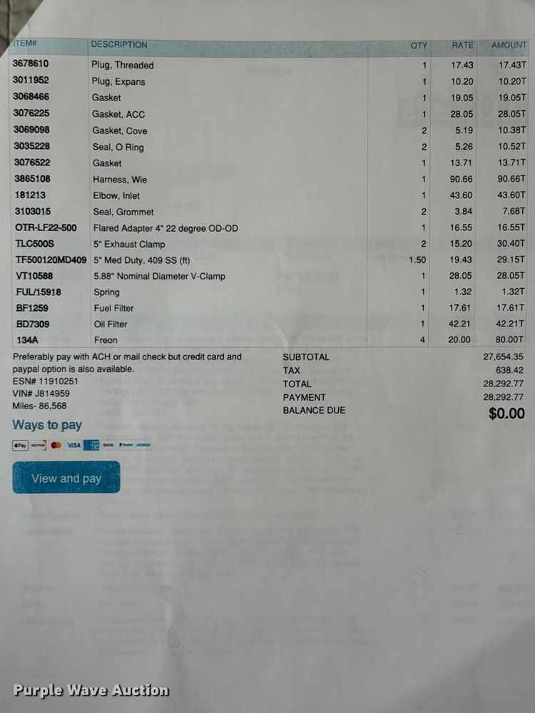 image for item FI0268 1999 Kenworth W900 semi truck