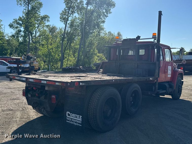 image for item OE9570 1988 International 1954 Crew Cab flatbed truck