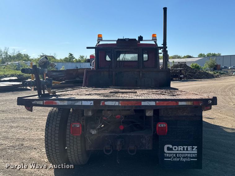image for item OE9570 1988 International 1954 Crew Cab flatbed truck