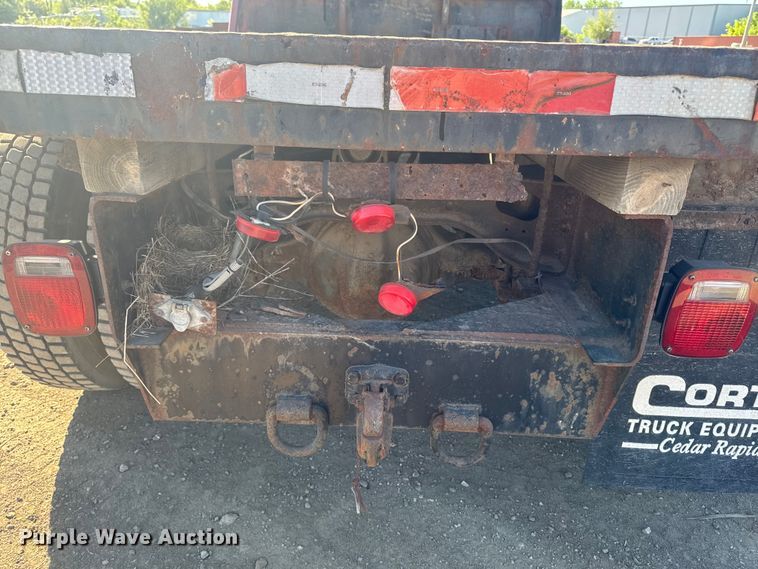 image for item OE9570 1988 International 1954 Crew Cab flatbed truck