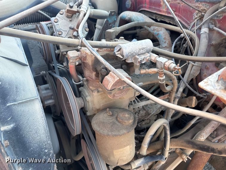 image for item OE9570 1988 International 1954 Crew Cab flatbed truck