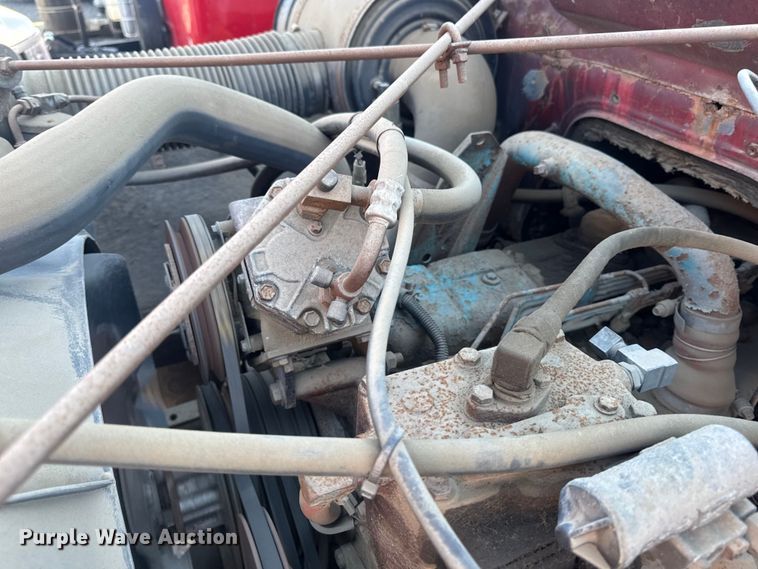 image for item OE9570 1988 International 1954 Crew Cab flatbed truck