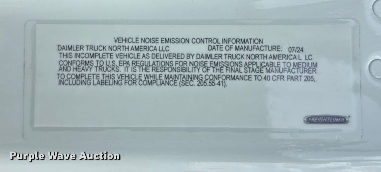 image for item YA2197 2025 Freightliner Business Class M2 bucket truck