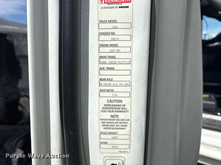 image for item YA2207 2020 Kenworth T680 semi truck
