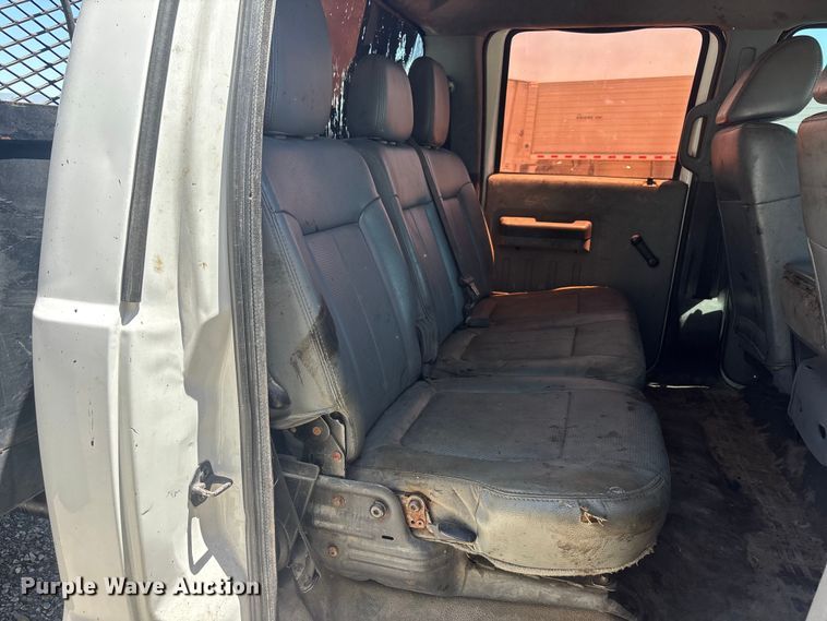 image for item YA3985 2012 Ford F550 Super Duty flatbed truck