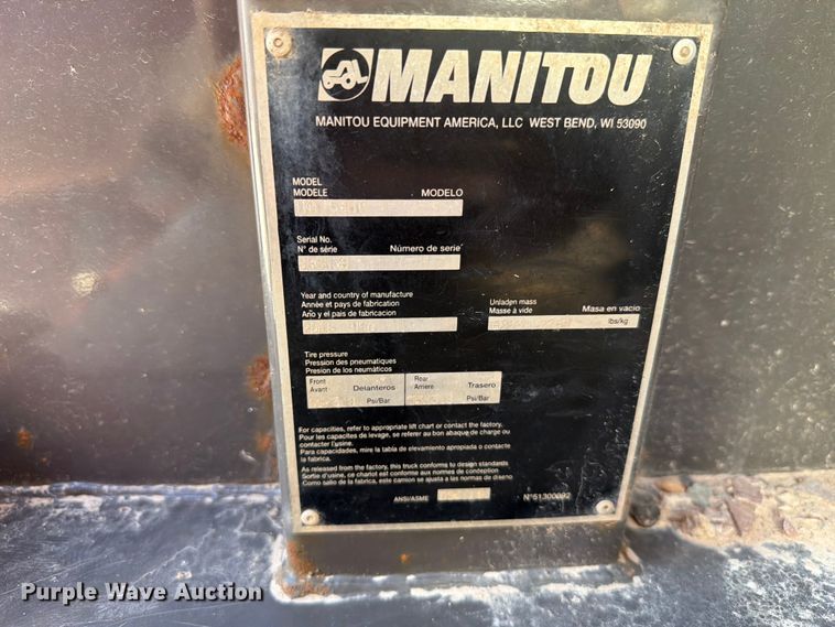 image for item DQ0083 Manitou TMT 55HT forklift