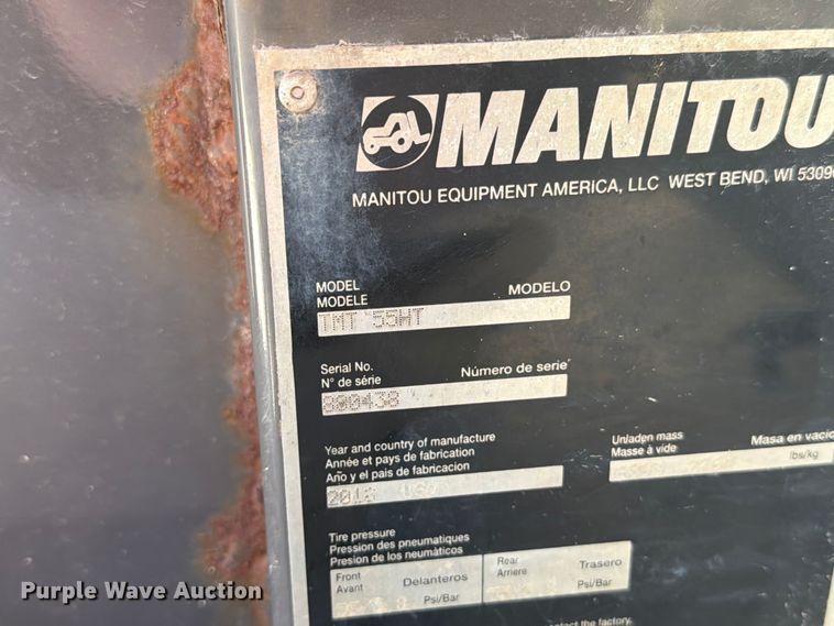image for item DQ0083 Manitou TMT 55HT forklift