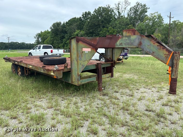 image for item EA7308 1975 DUGA Tilt deck equipment trailer