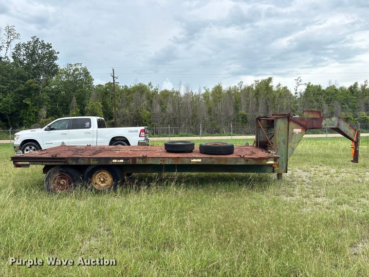 image for item EA7308 1975 DUGA Tilt deck equipment trailer